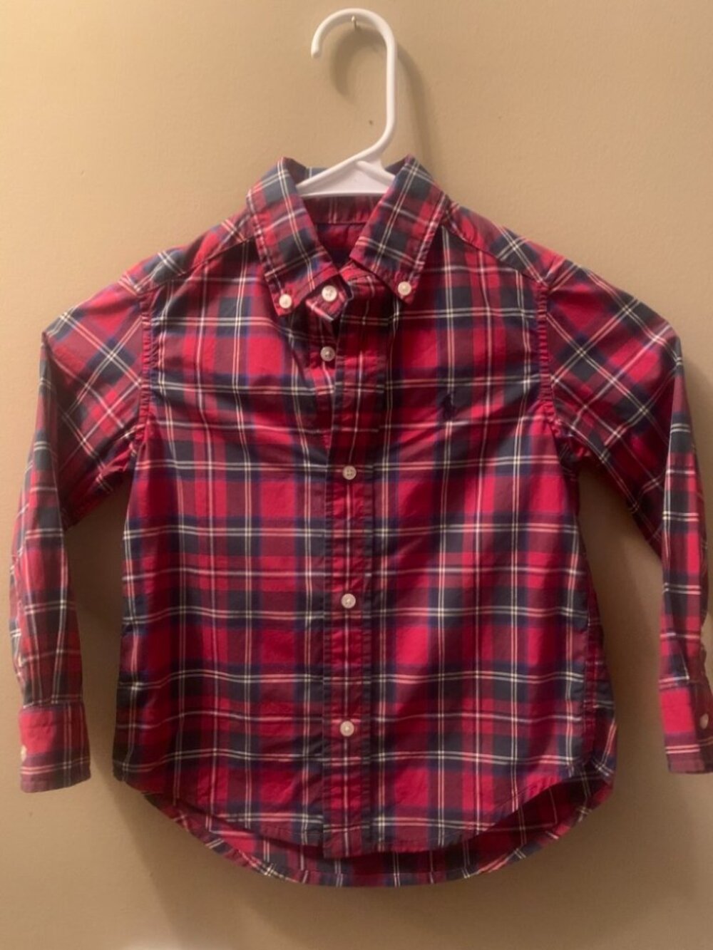 Polo Ralph Lauren Red Plaid Button Down Shirt